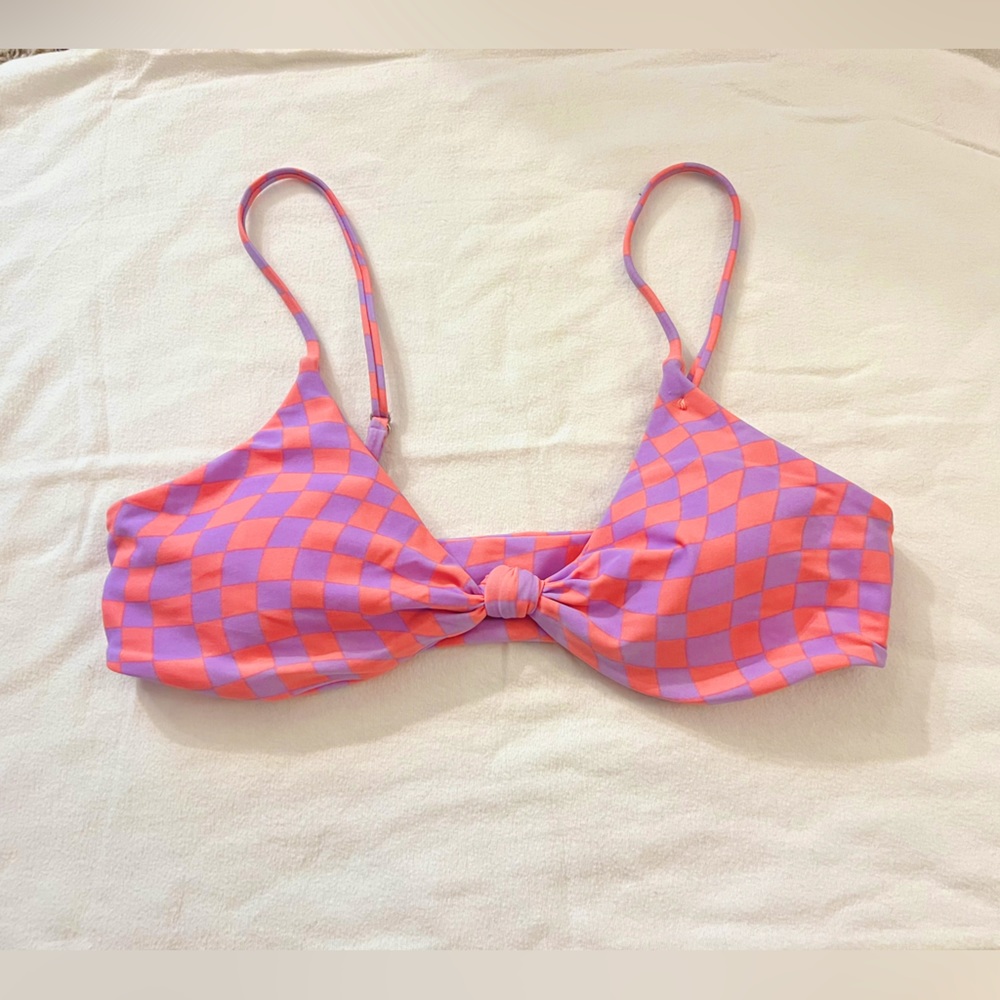 Forever 22 checkered bikini top